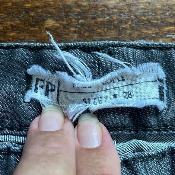 Free People Gray Ombré Jeans - Picture 3 of 7